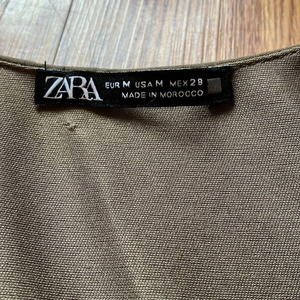Zara Women's Long Sleeve Sweetheart Top - Picture 5 of 6